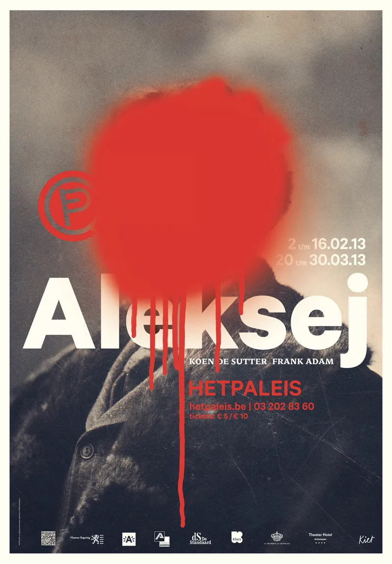 Aleksej toneelposter door Tom Hautekiet