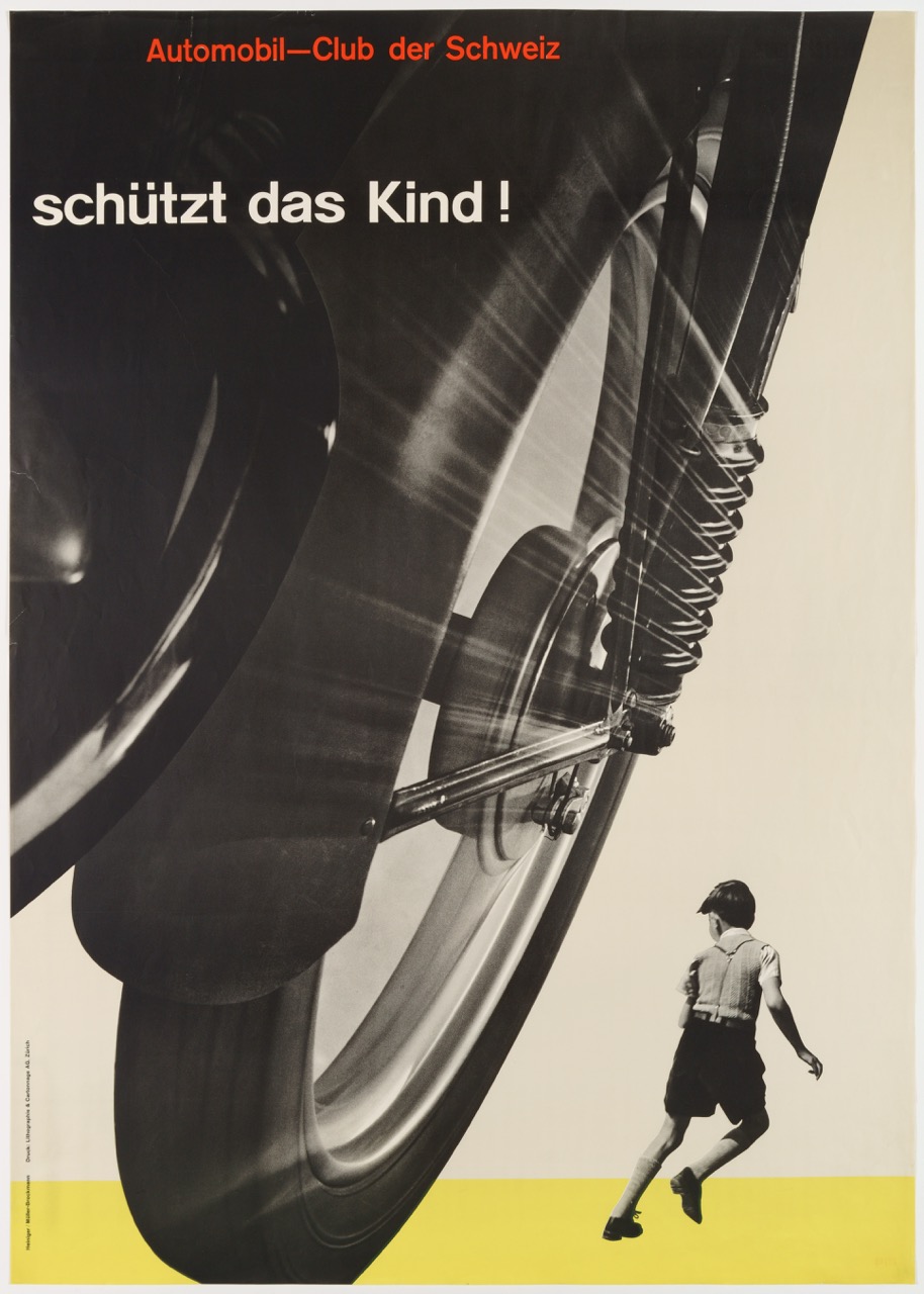 Schützt das Kind! poster door Josef Müller-Brockmann