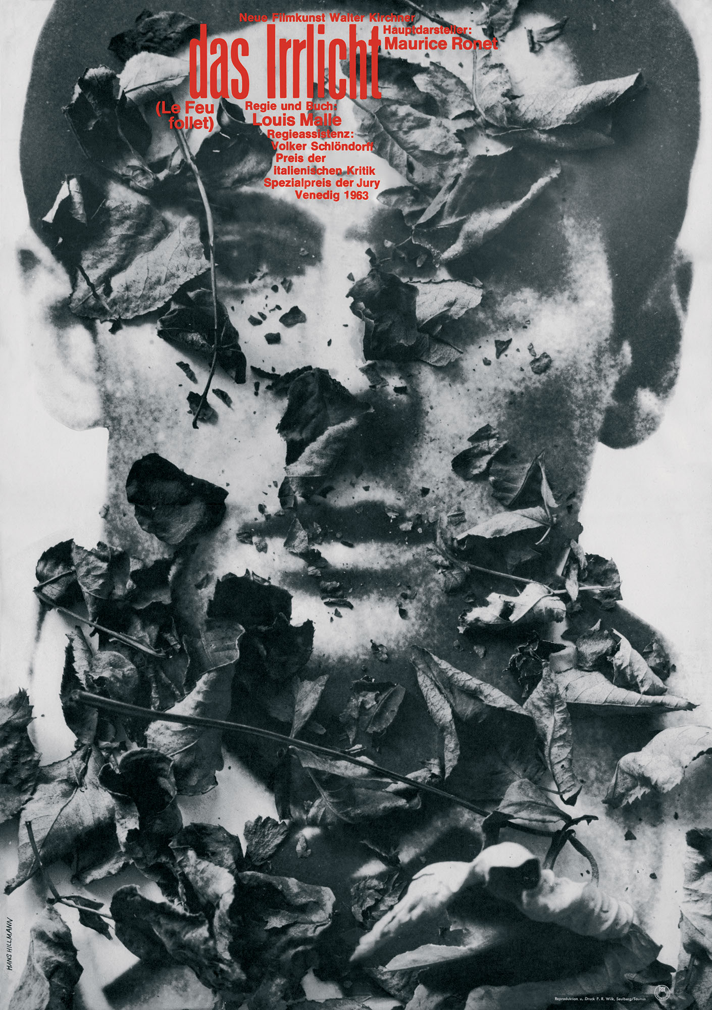 Das Irrlicht poster door Hans Hillmann